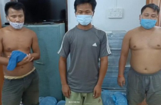 Belonia police seized 50 Kg cannabis : 3 Arrested Belonia police seized 50 Kg cannabis : 3 Arrested